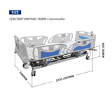 Electric five-function weighing ICU bed