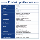 Electric five-function weighing ICU bed
