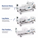 Electric five-function weighing ICU bed